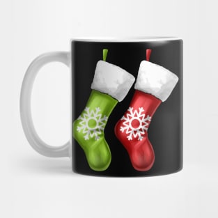 Socks On Fireplace Stockings On Chimney Christmas Mug